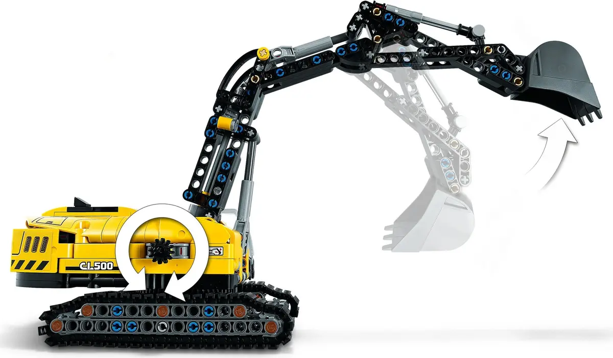 LEGO Technic 42121 Heavy Duty Excavator set, image 10