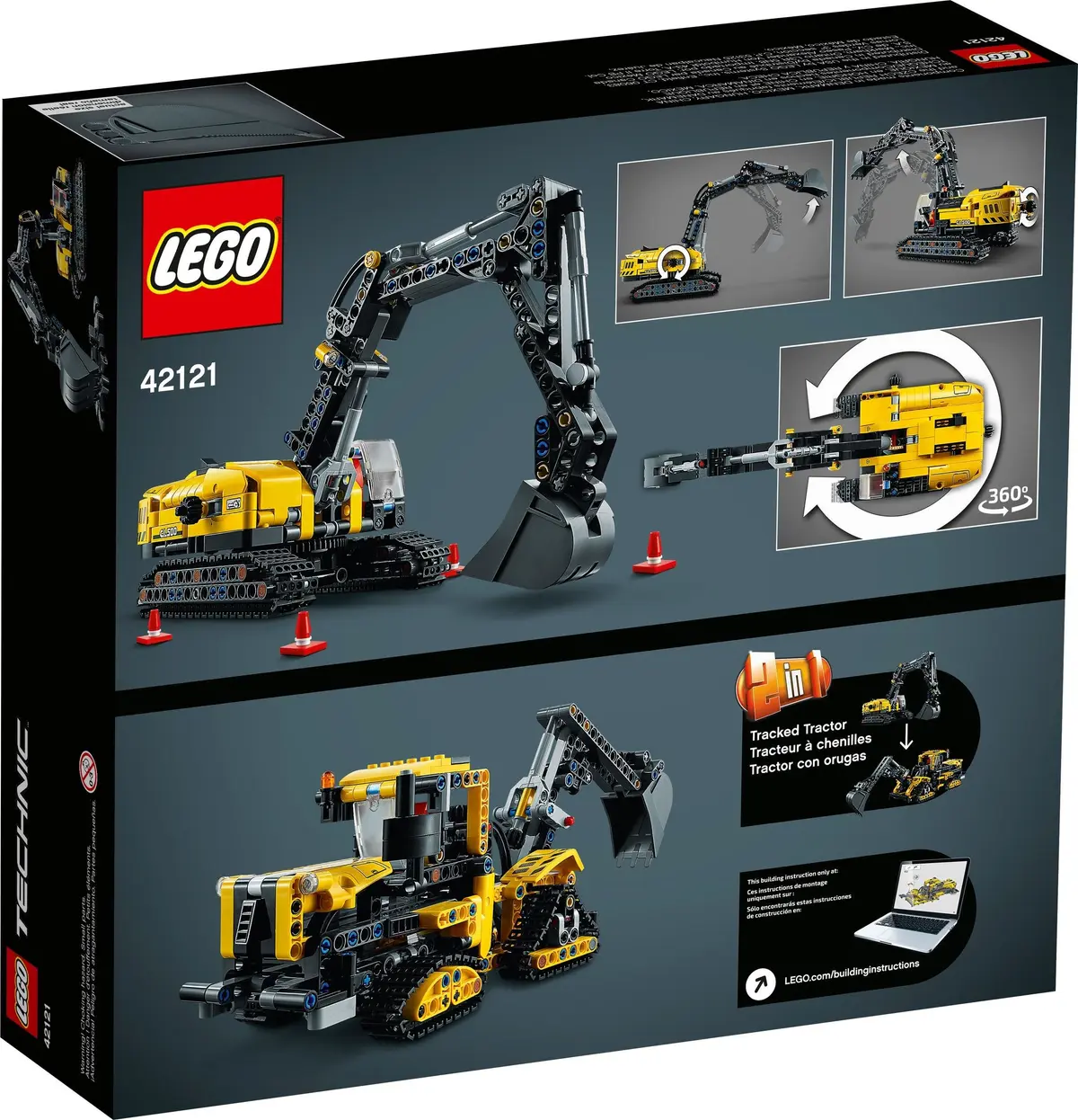 LEGO Technic 42121 Heavy Duty Excavator set, image 14