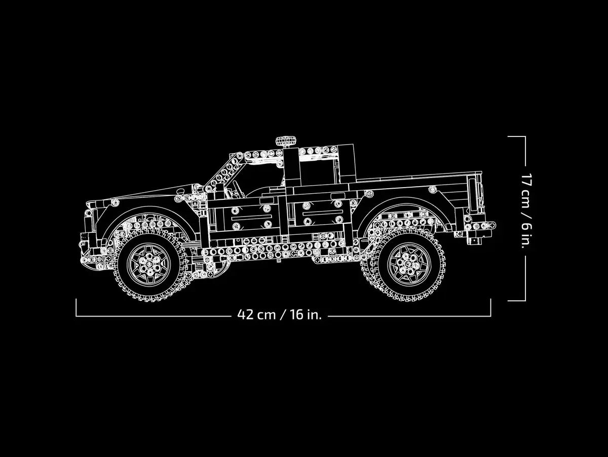 LEGO Technic 42126 Ford F-150 Raptor set, image 8