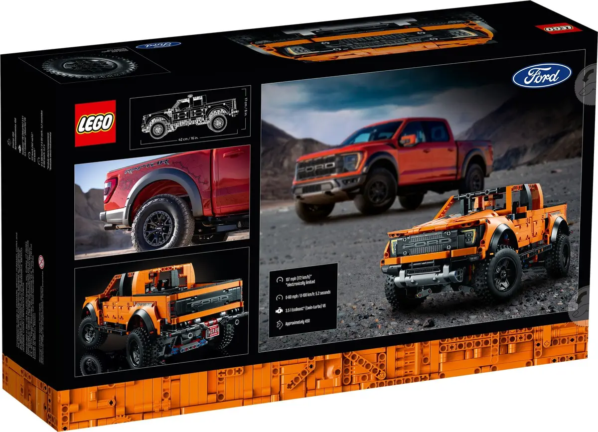 LEGO Technic 42126 Ford F-150 Raptor set, image 9