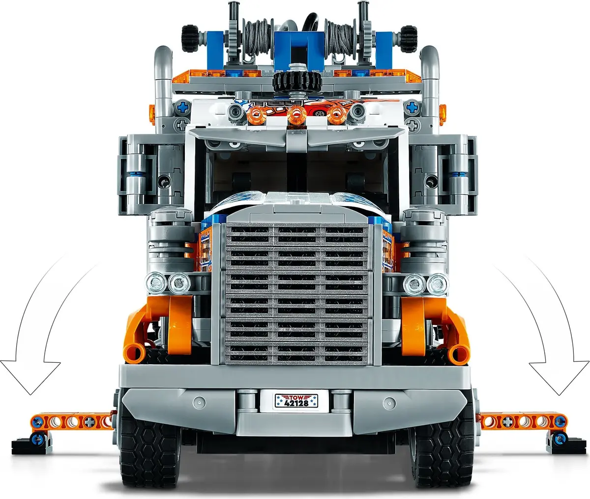 LEGO Technic 42128 Heavy-Duty Tow Truck set, image 15