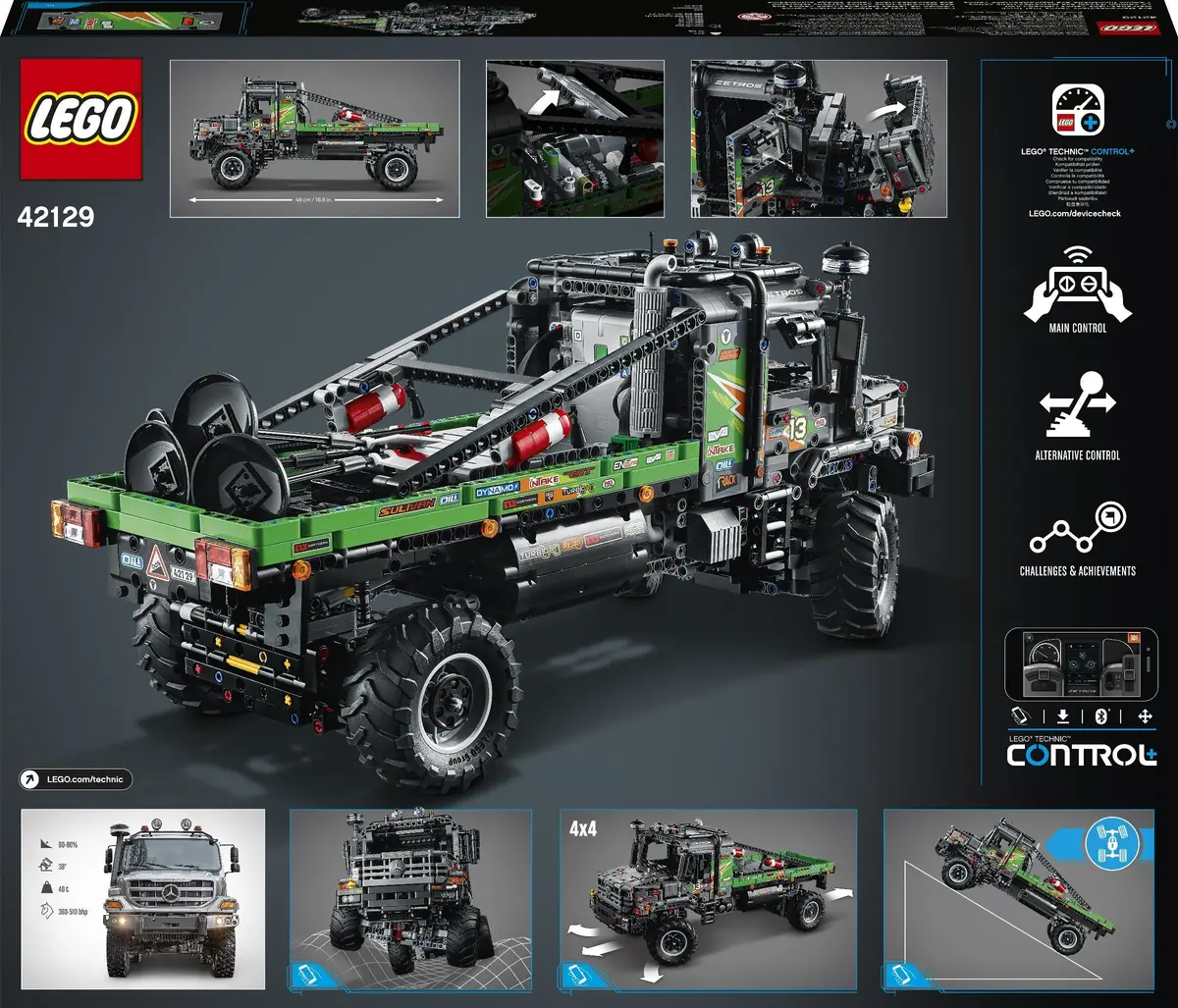 LEGO Technic 42129 4x4 Mercedes-Benz Zetros Trial Truck set, image 11