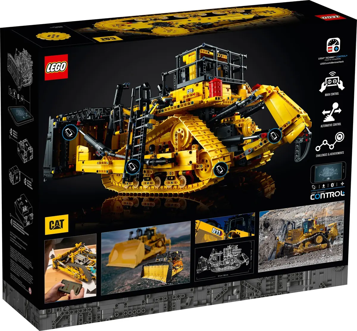 LEGO Technic 42131 Cat D11 Bulldozer set, image 12