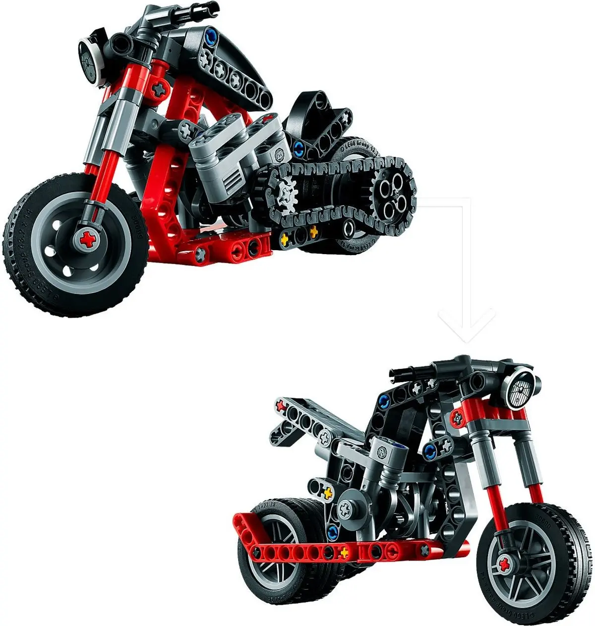 LEGO Technic 42132 Motorcycle set, image 4