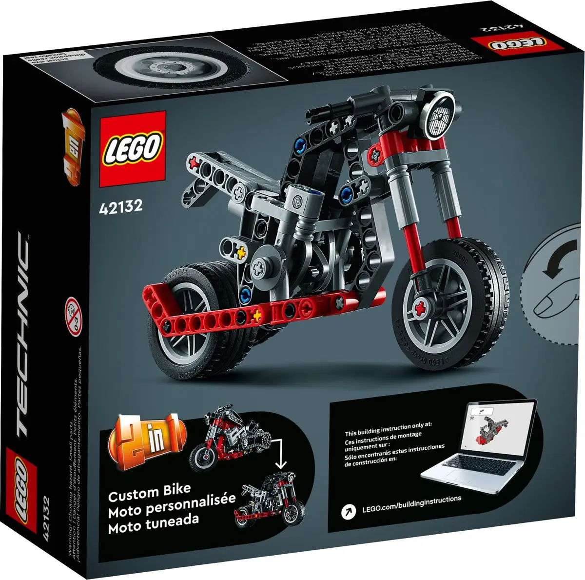 LEGO Technic 42132 Motorcycle set, image 5