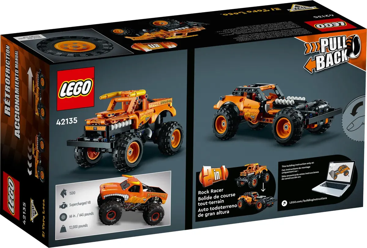 LEGO Technic 42135 Monster Jam El Toro Loco set, image 7