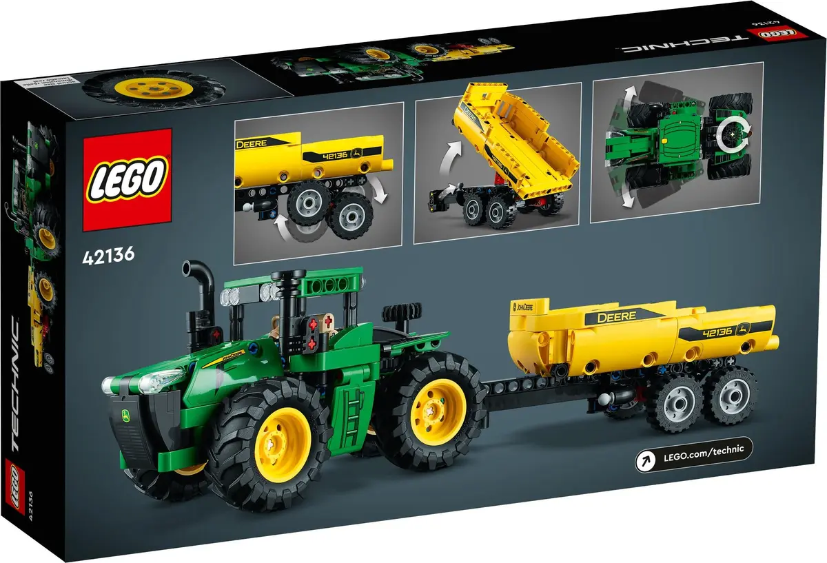 LEGO Technic 42136 John Deere 9620R 4WD Tractor set, image 8