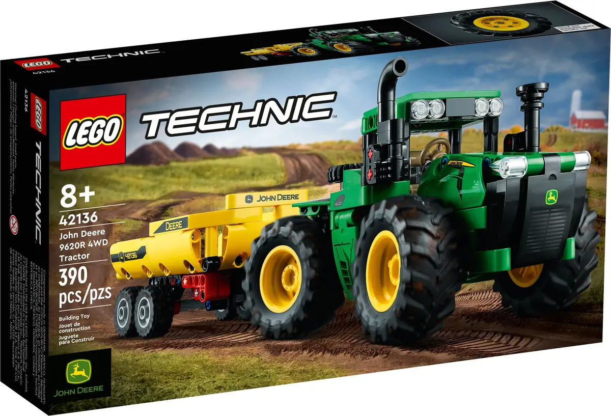 LEGO Technic 42136 John Deere 9620R 4WD Tractor set, image 2
