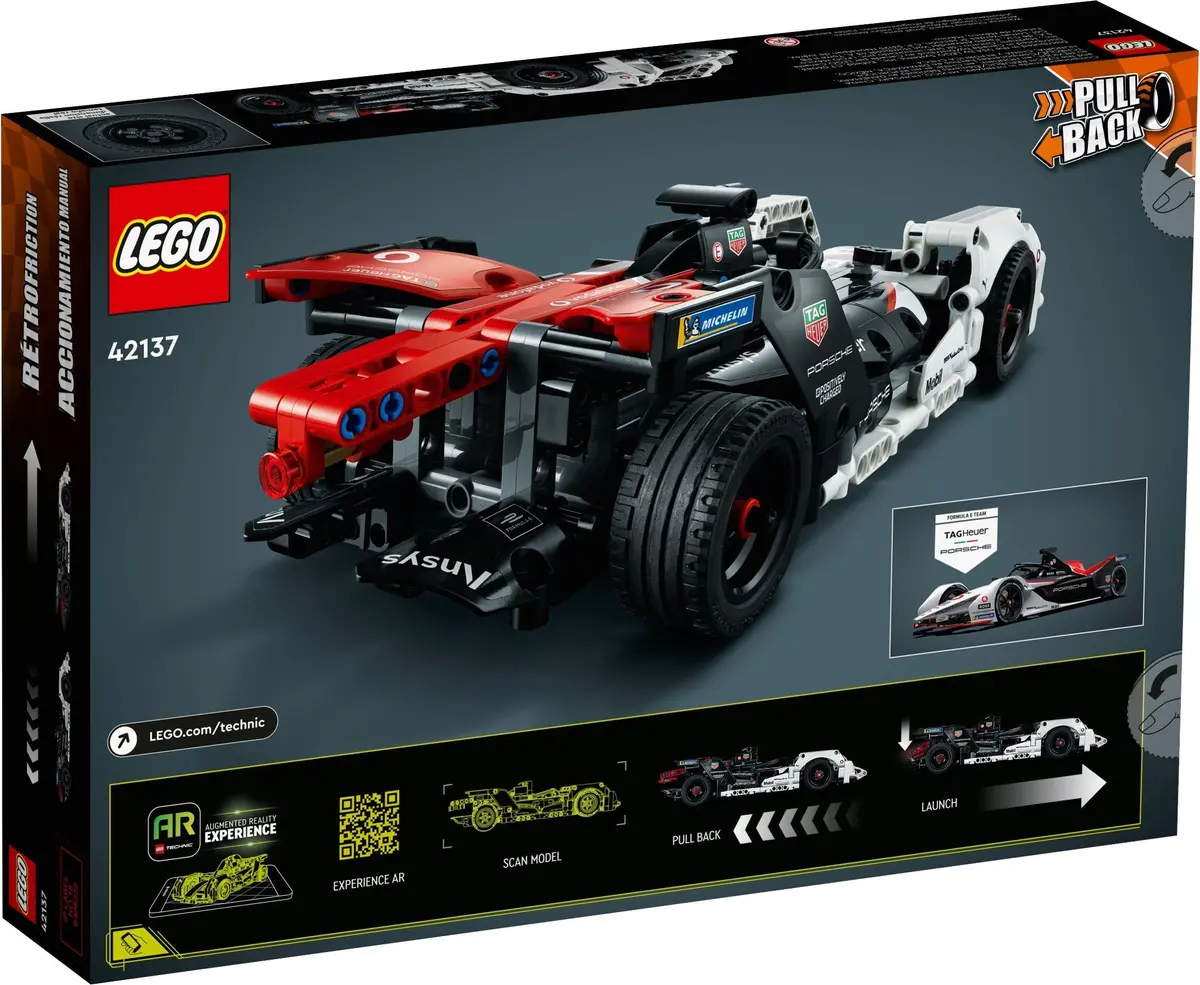 LEGO Technic 42137 Formula E Porsche 99x Electric set, image 7