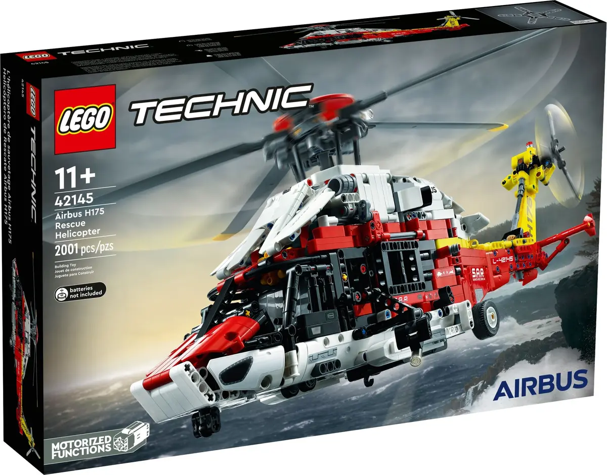 LEGO Technic 42145 Airbus H175 Rescue Helicopter set, image 2