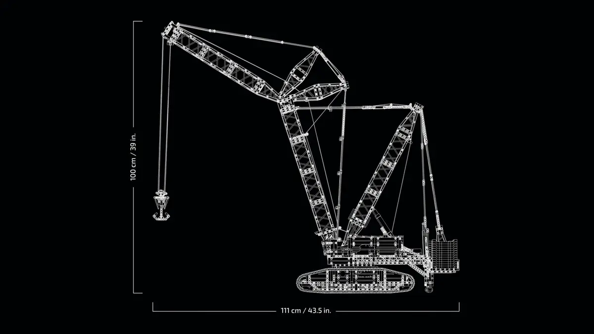 LEGO Technic 42146 Liebherr Crawler Crane LR 13000 set, image 5