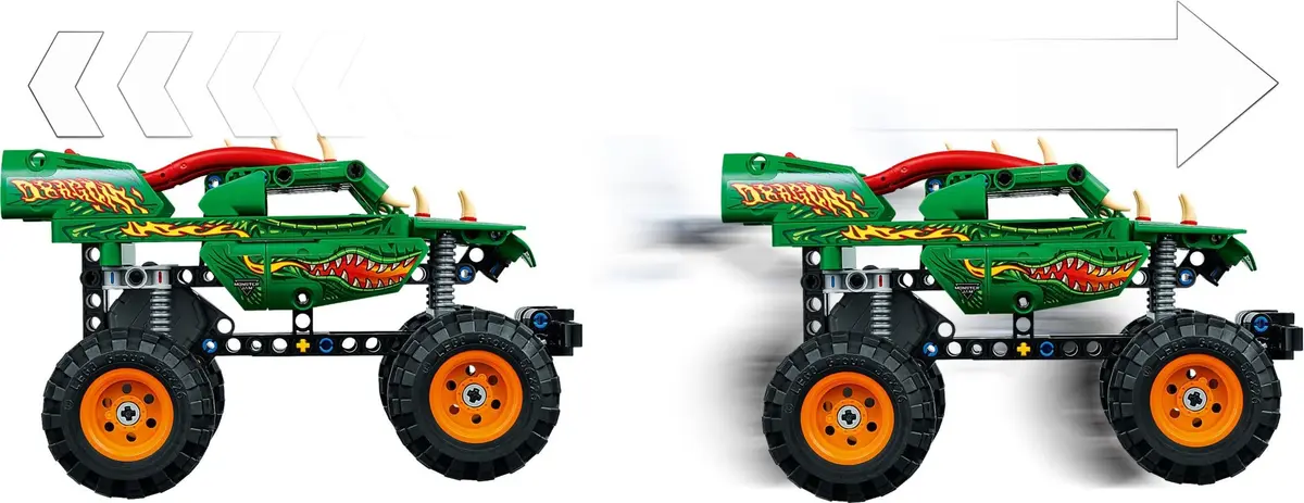 LEGO Technic 42149 Monster Jam Dragon set, image 4