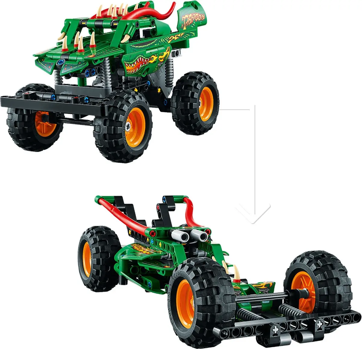 LEGO Technic 42149 Monster Jam Dragon set, image 5
