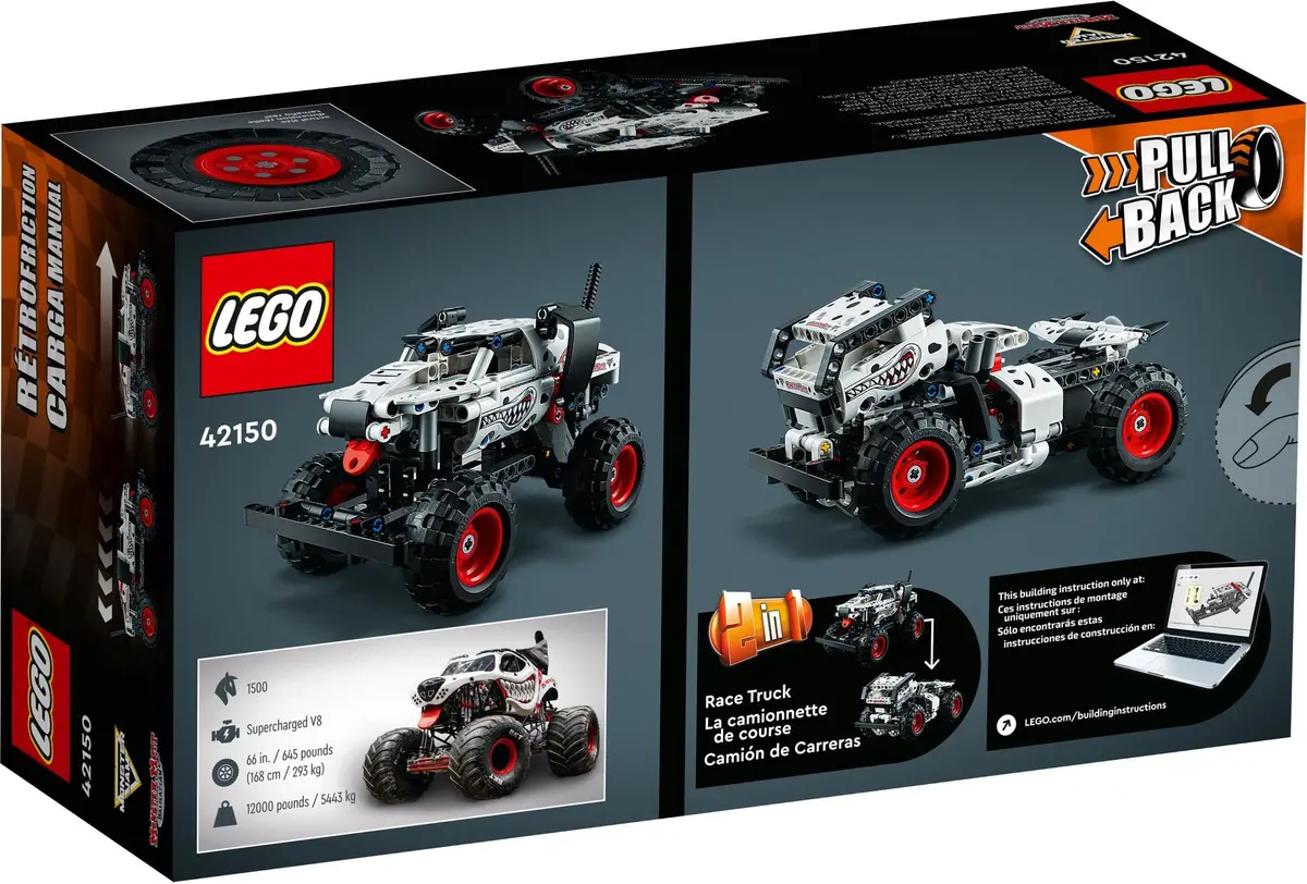 LEGO Technic 42150 Monster Jam Monster Mutt Dalmatian set, image 6