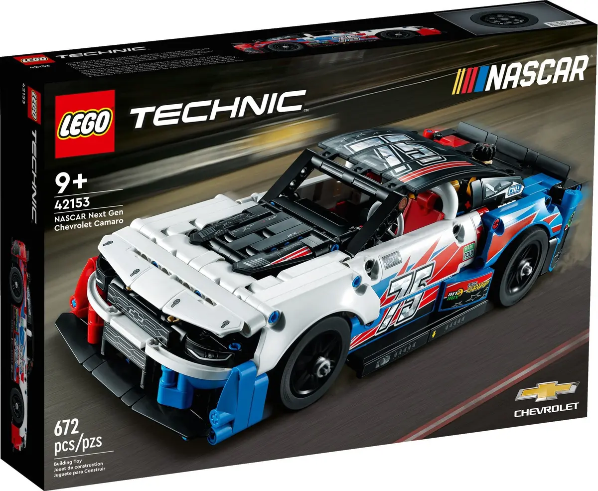 LEGO Technic 42153 NASCAR Next Gen Chevrolet Camaro ZL1 set, image 2
