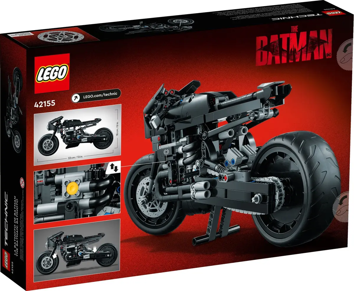 LEGO Technic 42155 The Batman - Batcycle set, image 8