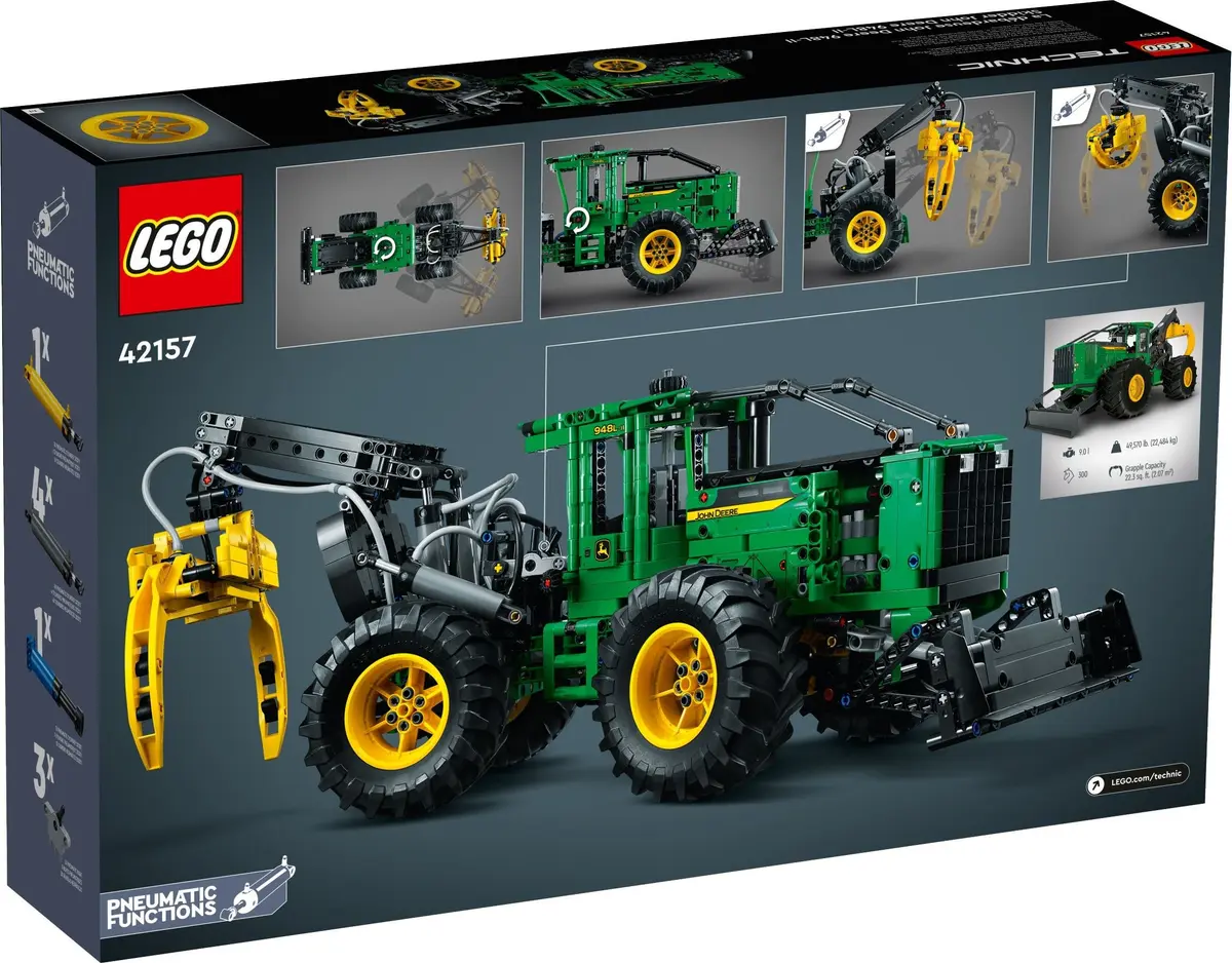 LEGO Technic 42157 John Deere 948L-II Skidder set, image 7