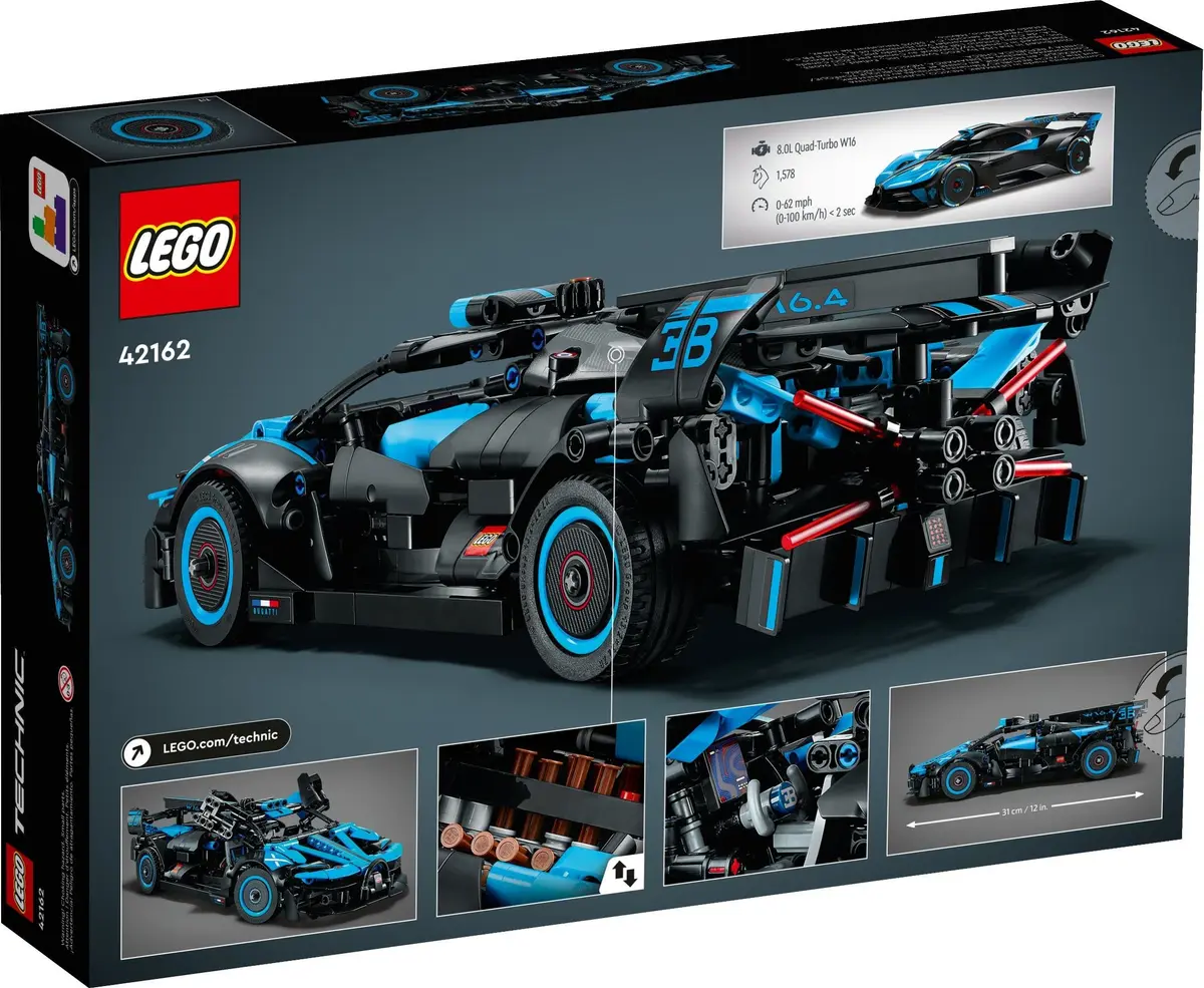 LEGO Technic 42162 Bugatti Bolide Agile Blue set, image 7
