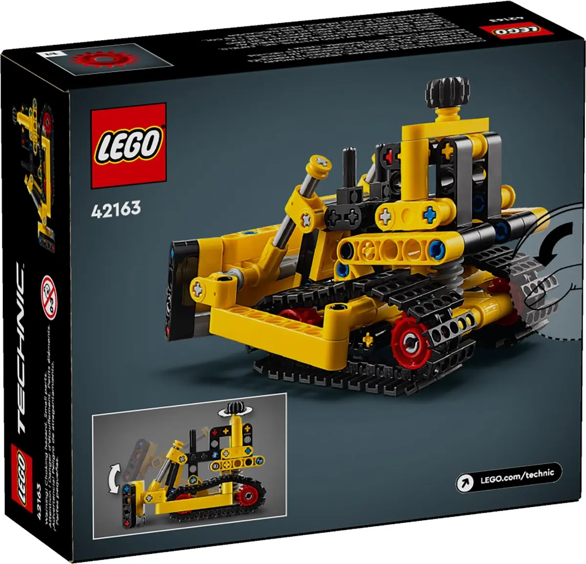 LEGO Technic 42163 Heavy-Duty Bulldozer set, image 5