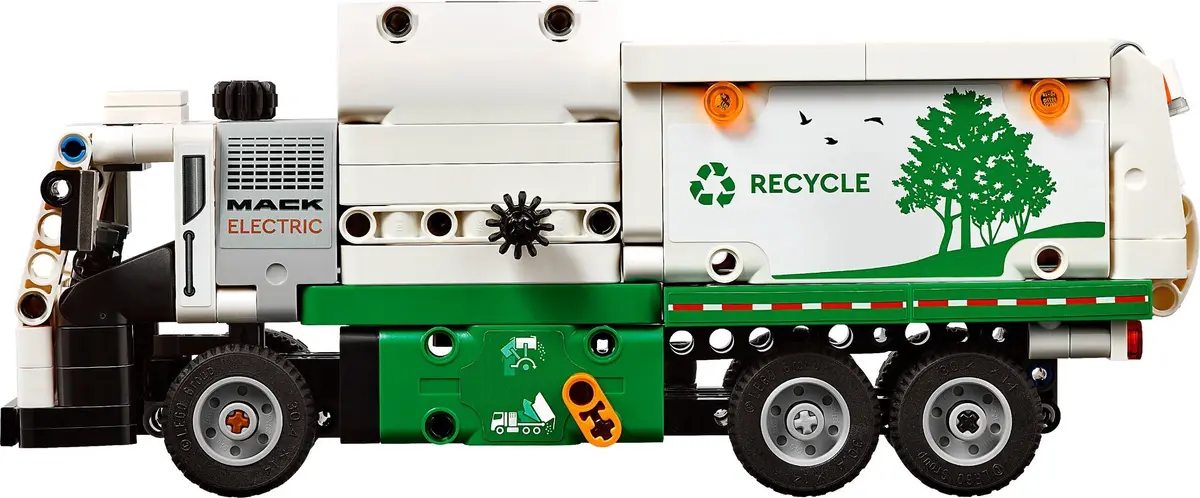 LEGO Technic 42167 Mack LR Electric Garbage Truck set, image 4
