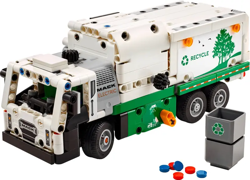 LEGO Technic 42167 Mack LR Electric Garbage Truck set