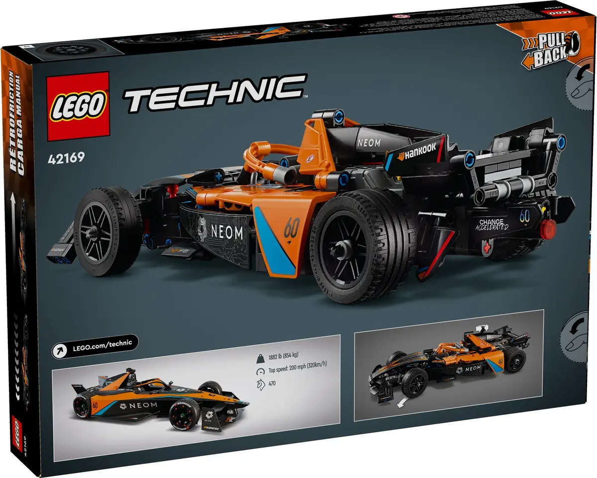 LEGO Technic 42169 NEOM McLaren Formula E Team set, image 3