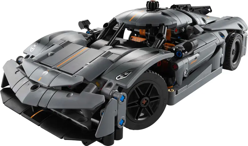 LEGO Technic 42173 Koenigsegg Jesko Absolut Grey Hypercar set