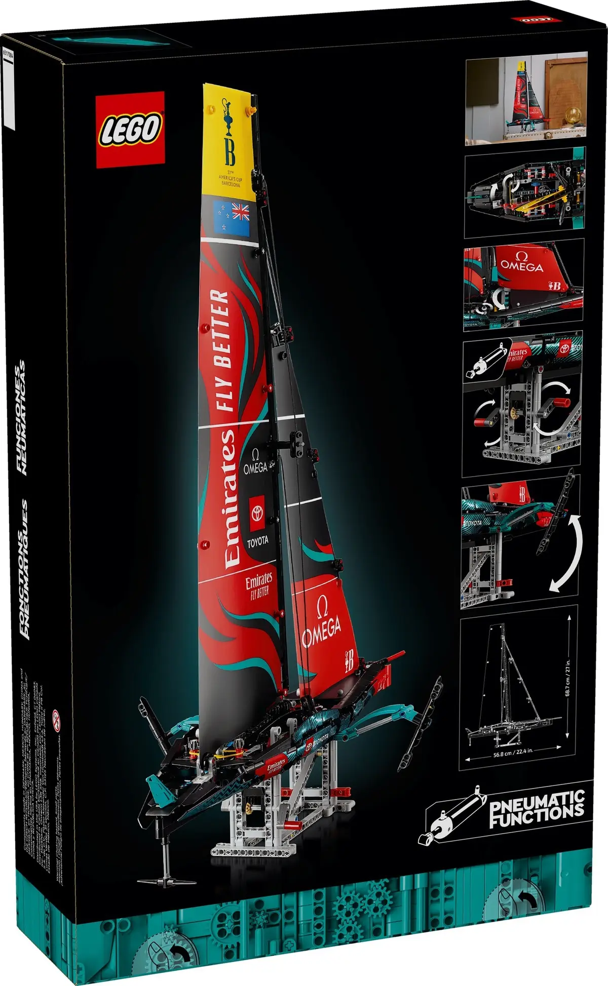LEGO Technic 42174 Emirates Team New Zealand AC75 Yacht set, image 2