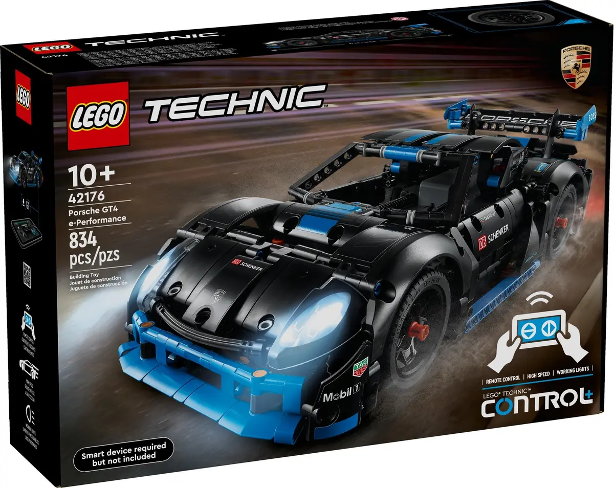 LEGO Technic 42176 Porsche GT4 e-Performance Race Car set, image 2