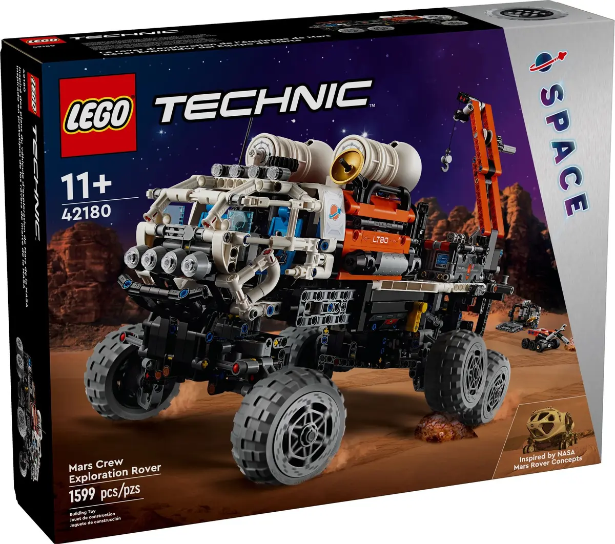 LEGO Technic 42180 Mars Crew Exploration Rover set, image 8