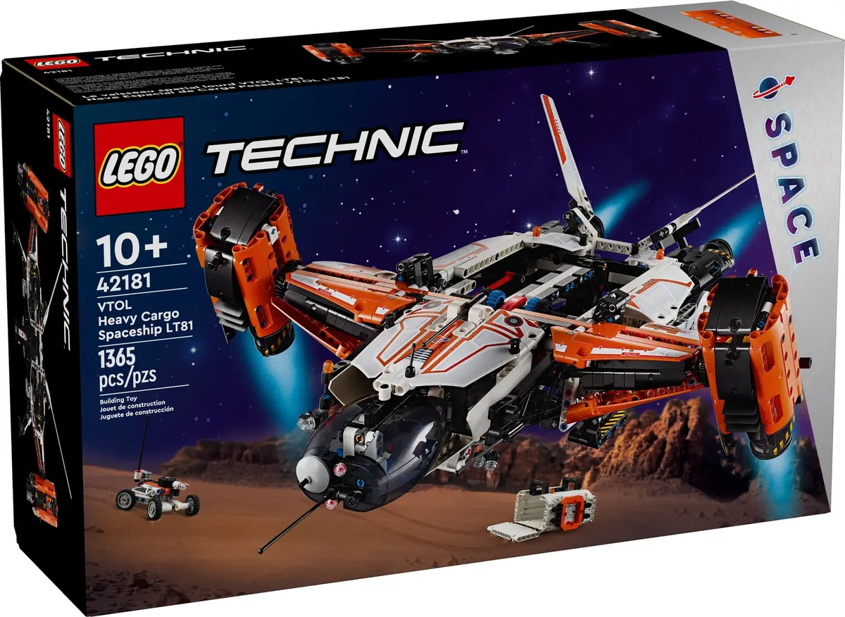 LEGO Technic 42181 VTOL Heavy Cargo Spaceship LT81 set, image 2