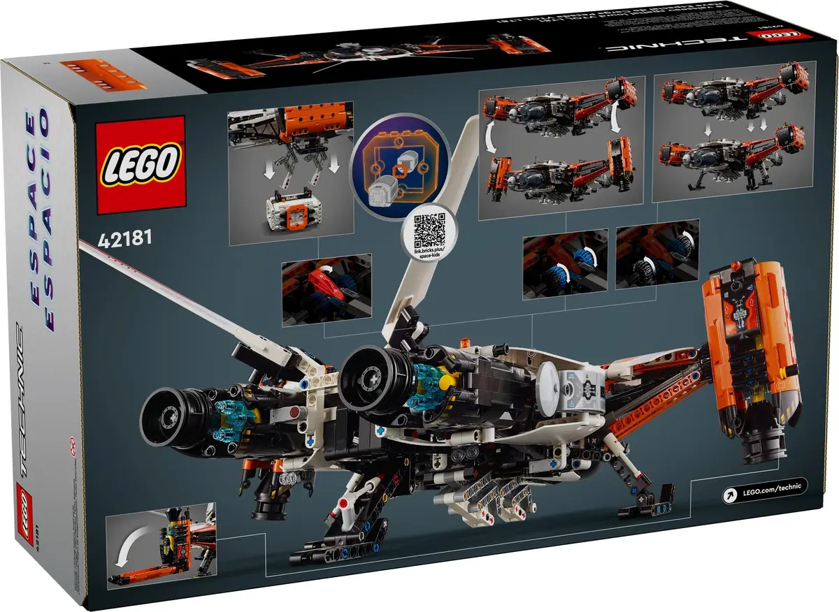 LEGO Technic 42181 VTOL Heavy Cargo Spaceship LT81 set, image 3