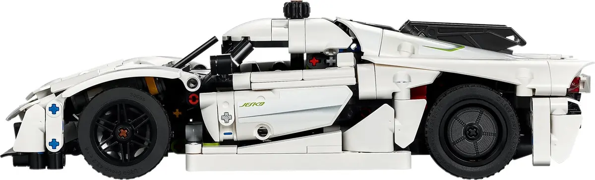 LEGO Technic 42184 Koenigsegg Jesko Absolut White Hypercar set, image 7