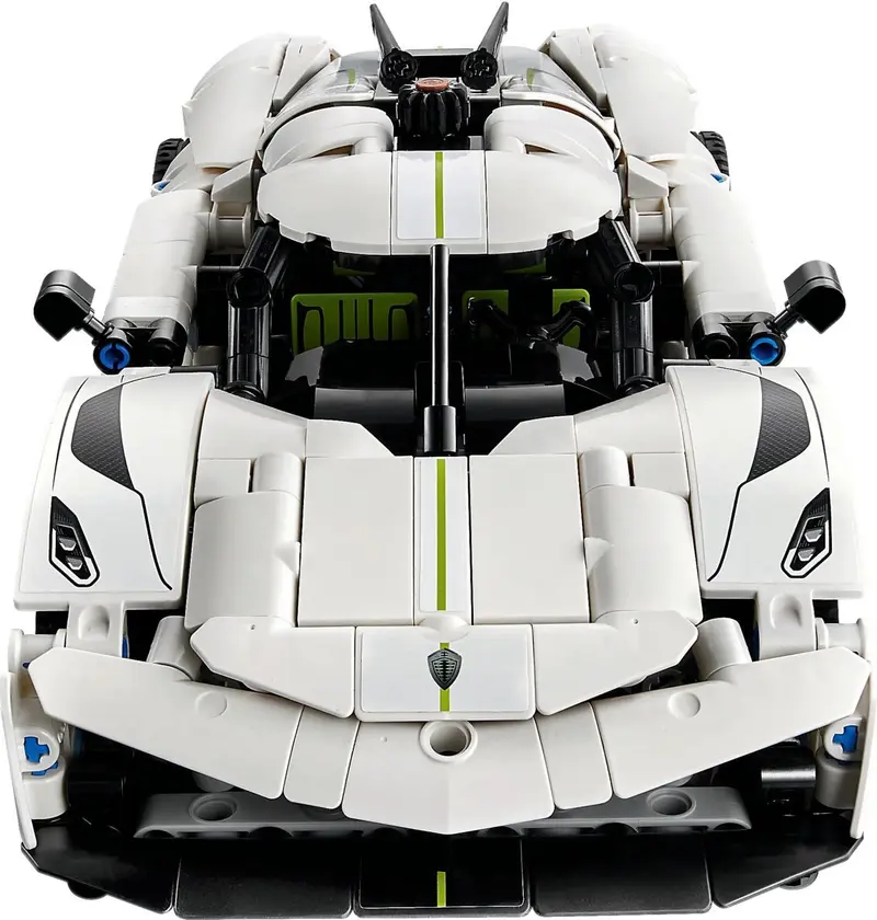 LEGO Technic 42184 Koenigsegg Jesko Absolut White Hypercar set, image 8