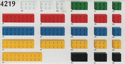 LEGO Basic 4219 Basic Building Set, 3+ set