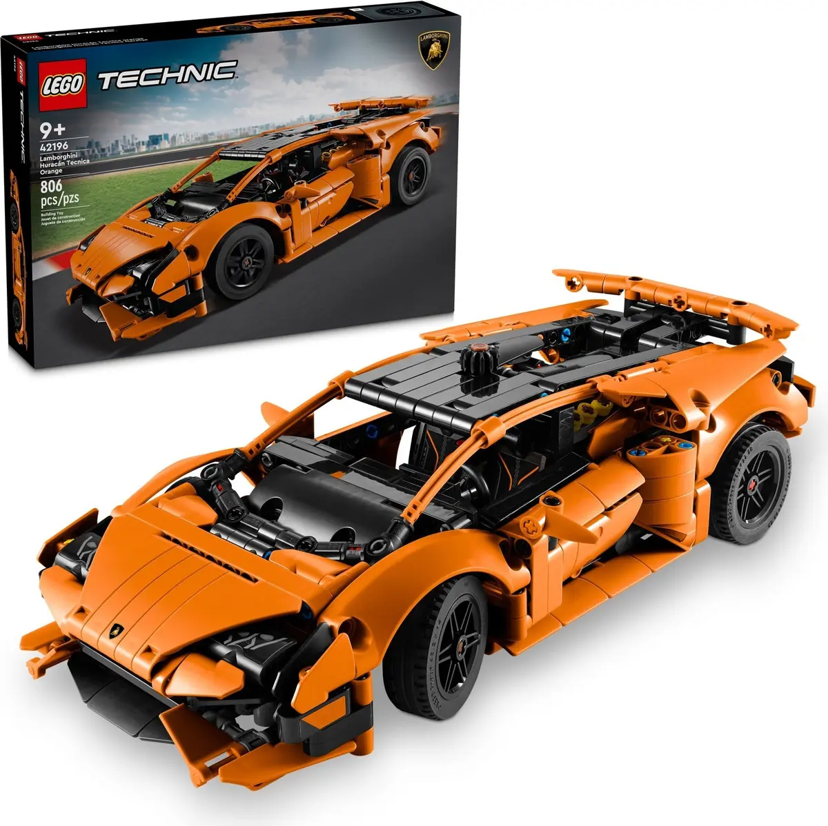 LEGO Technic 42196 Lamborghini Huracán Tecnica Orange set, image 2