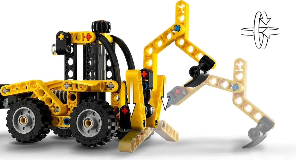 LEGO Technic 42197 Backhoe Loader set, image 10