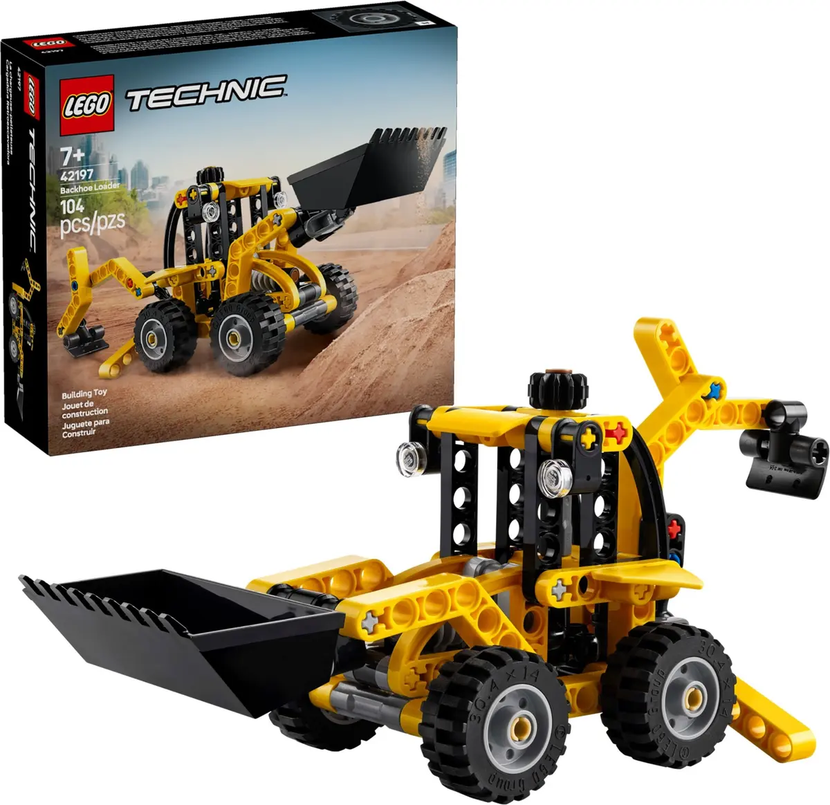LEGO Technic 42197 Backhoe Loader set, image 3