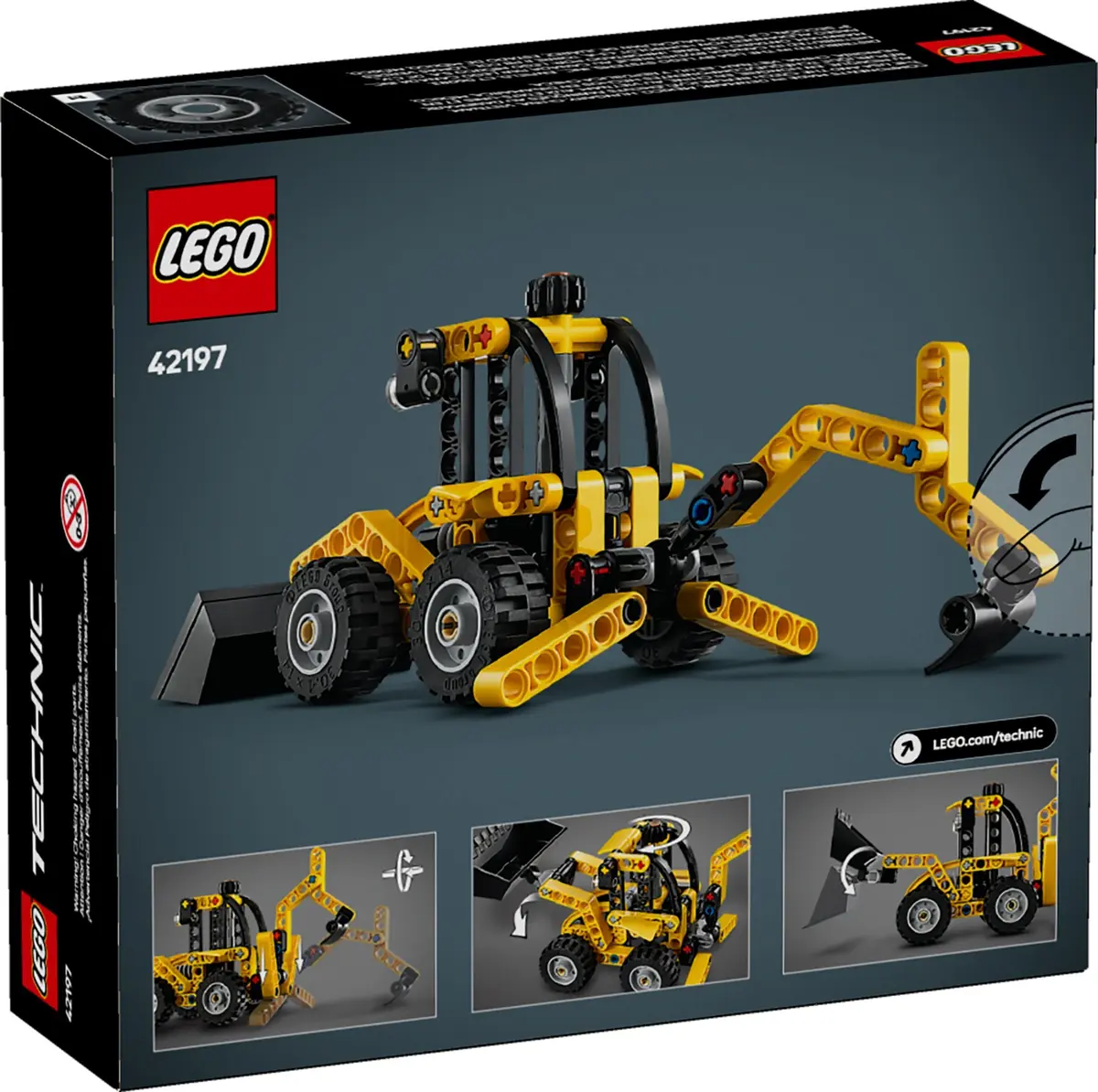 LEGO Technic 42197 Backhoe Loader set, image 2