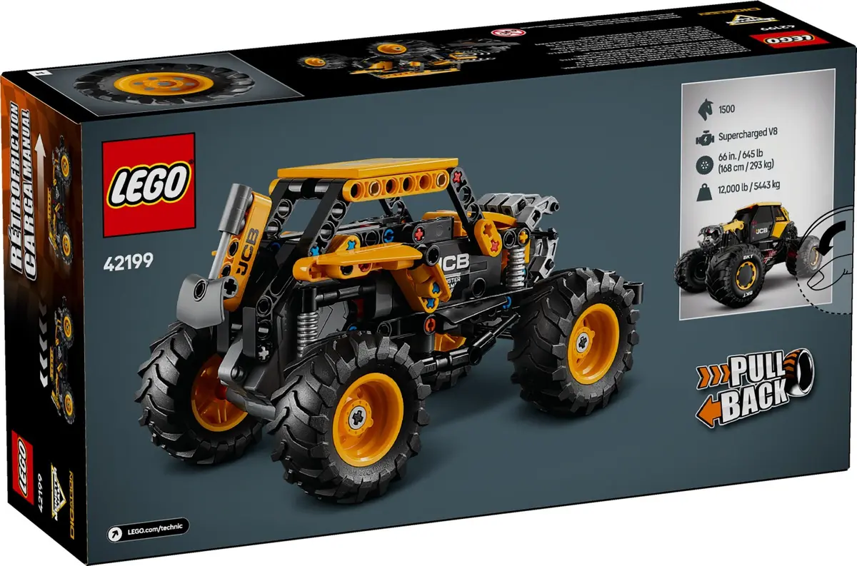 LEGO Technic 42199 Monster Jam DIGatron Pull-Back set, image 2