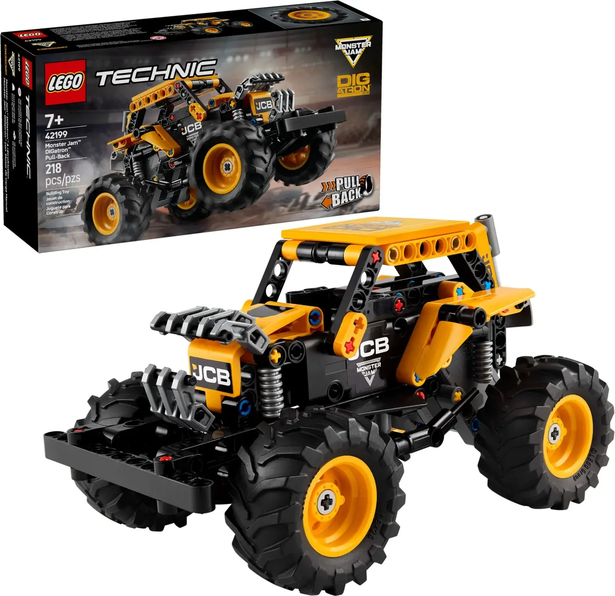 LEGO Technic 42199 Monster Jam DIGatron Pull-Back set, image 3