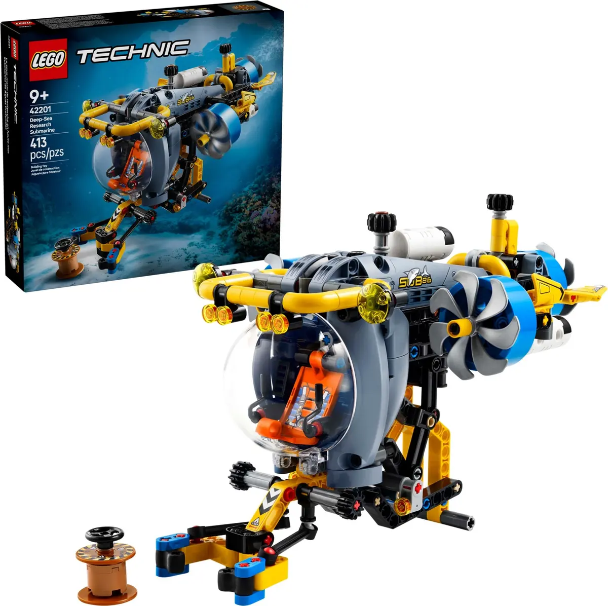 LEGO Technic 42201 Deep-Sea Research Submarine set, image 3