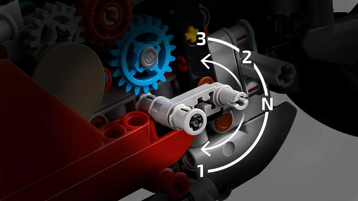 LEGO Technic 42202 Ducati Panigale V4 S Motorcycle set, image 9