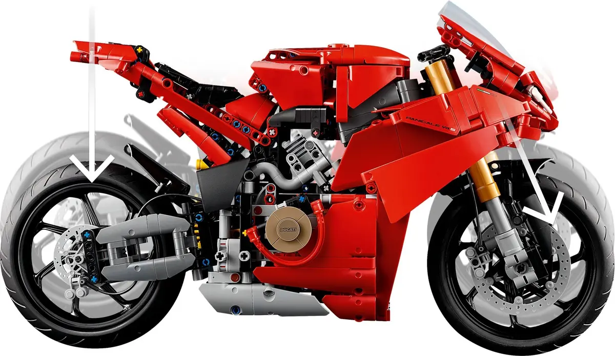 LEGO Technic 42202 Ducati Panigale V4 S Motorcycle set, image 10