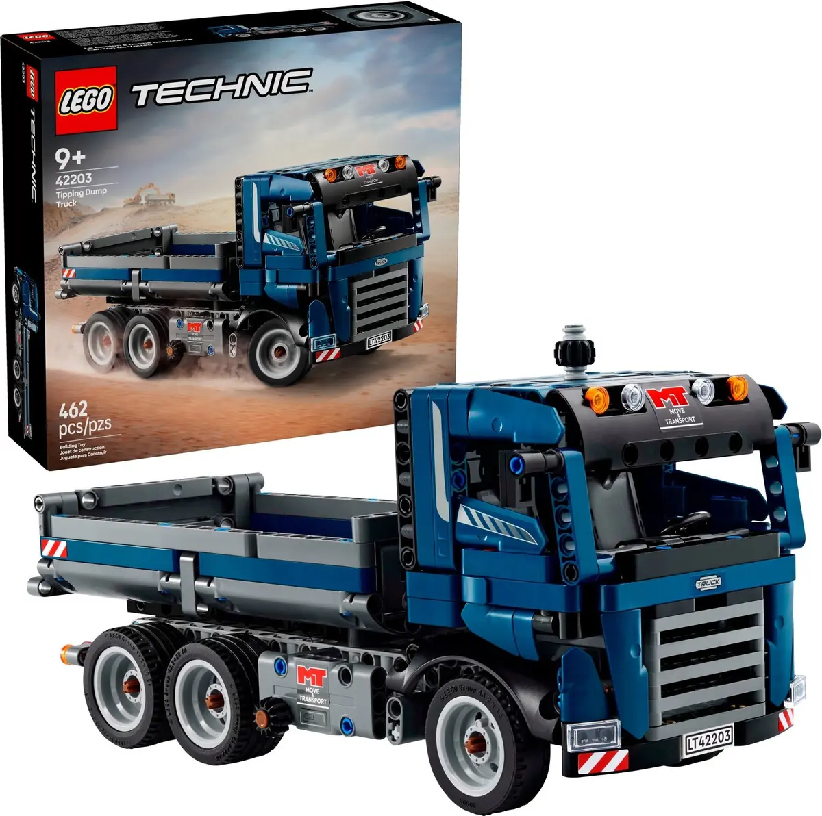 LEGO Technic 42203 Tipping Dump Truck set, image 3