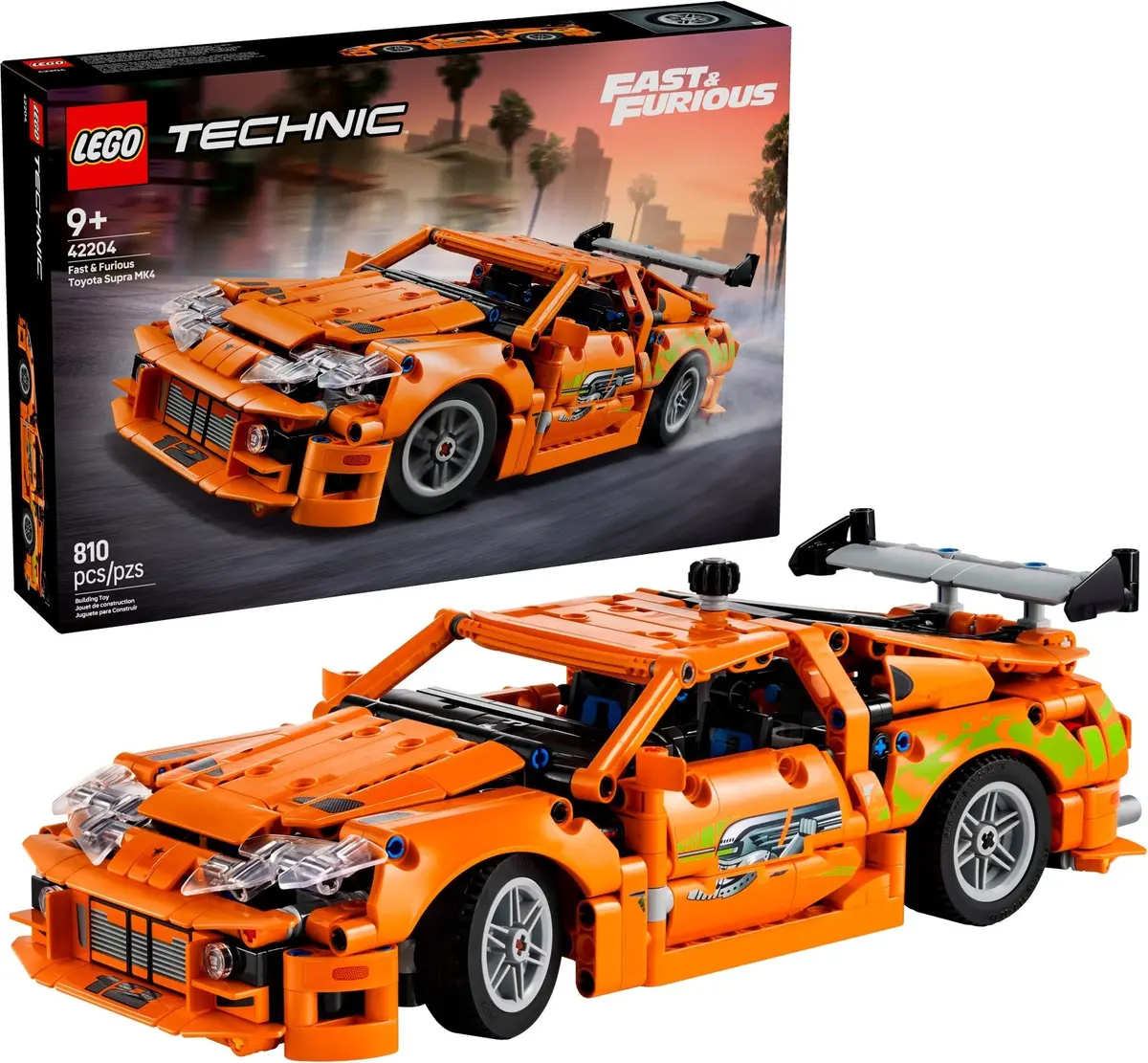 LEGO Technic 42204 Fast & Furious Toyota Supra MK4 set, image 3