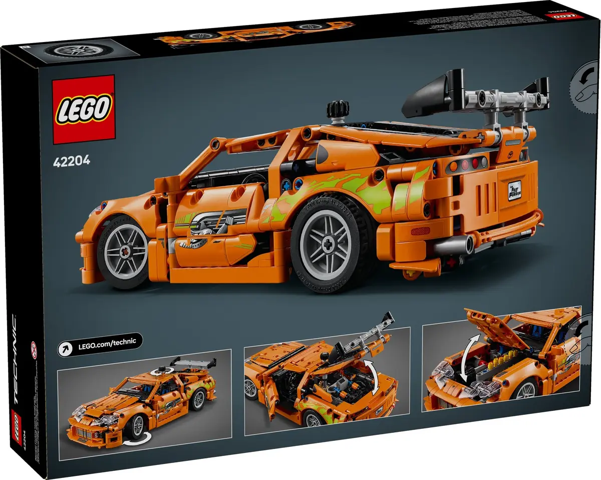 LEGO Technic 42204 Fast & Furious Toyota Supra MK4 set, image 2