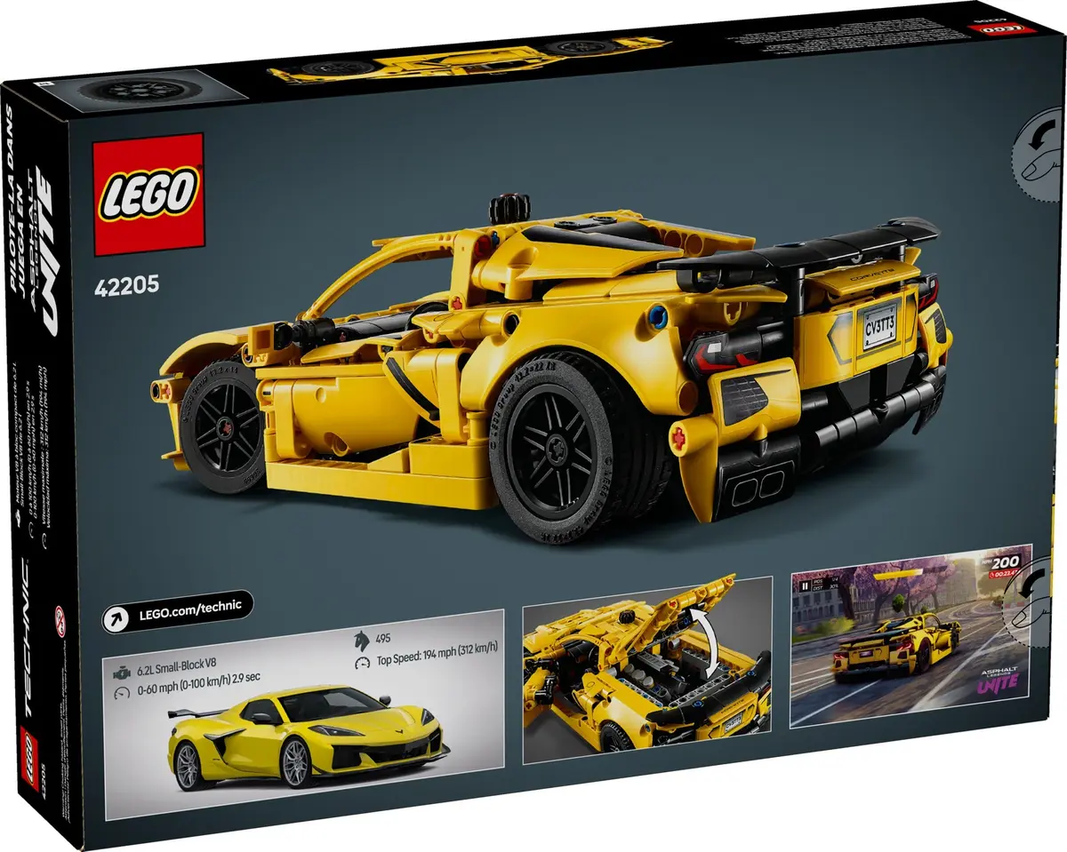 LEGO Technic 42205 Chevrolet Corvette Stingray set, image 2