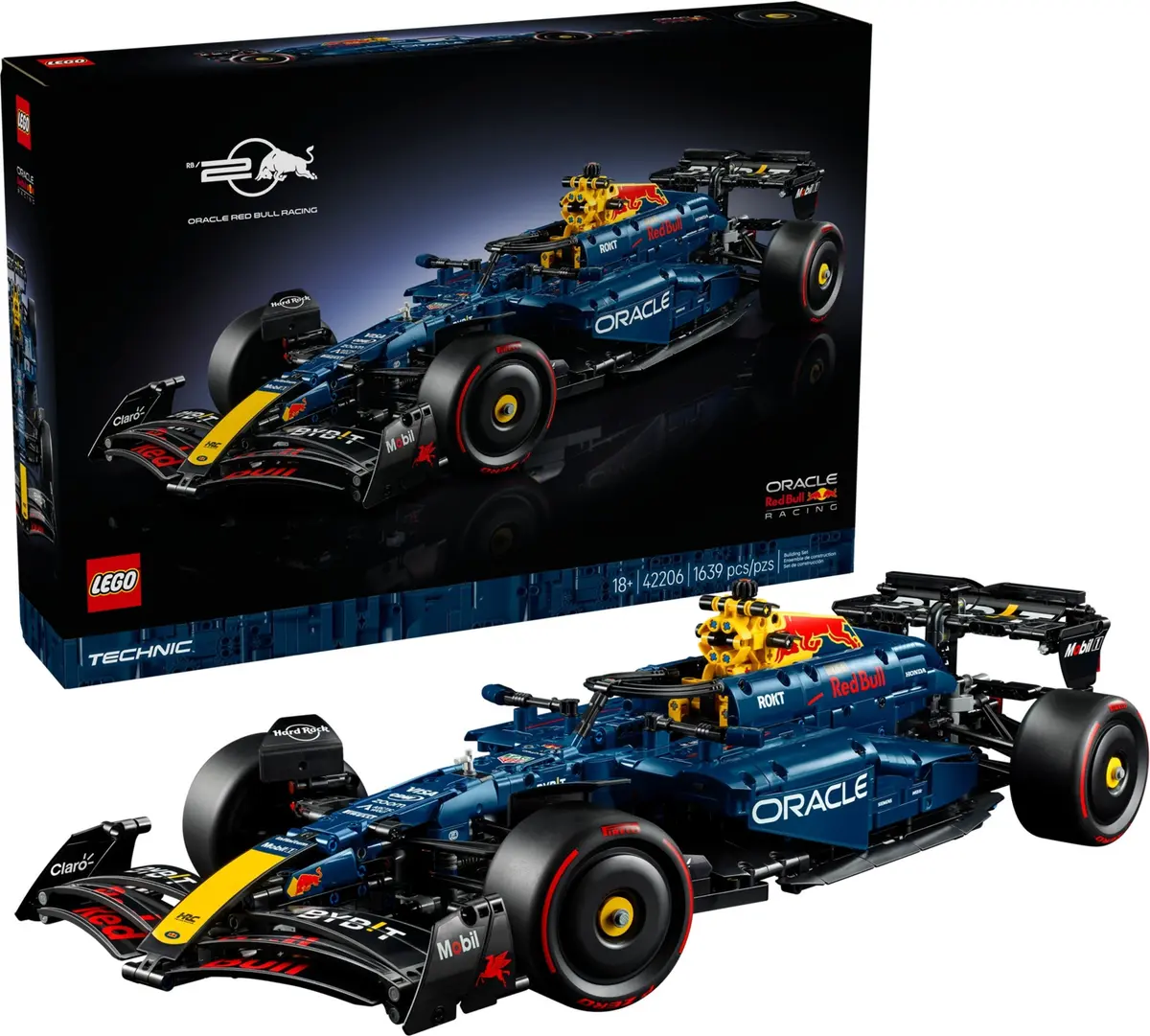 LEGO Technic 42206 Oracle Red Bull Racing RB20 F1 Car set, image 3