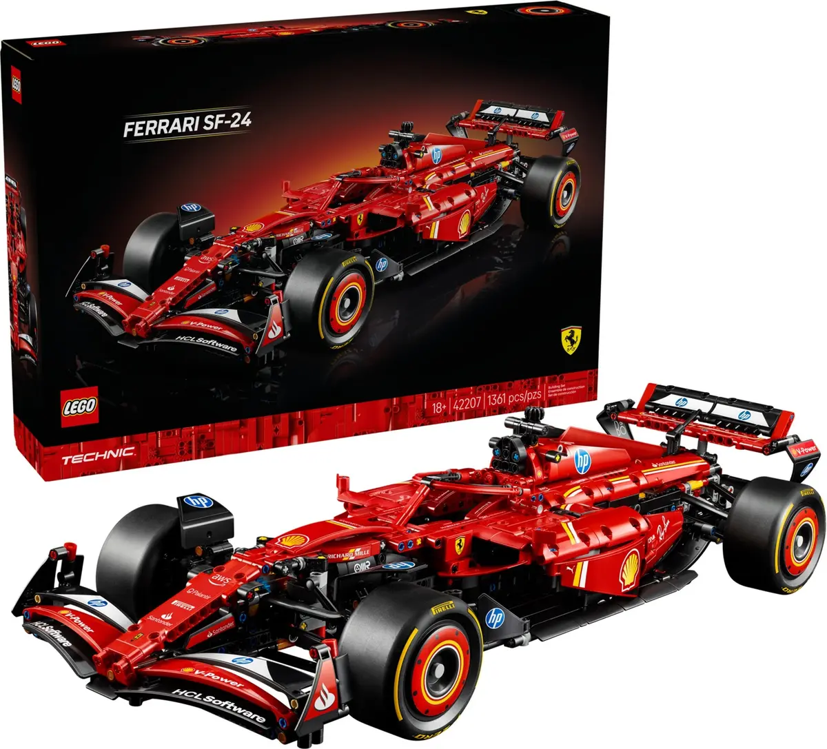 LEGO Technic 42207 Ferrari SF-24 F1 Car set, image 4